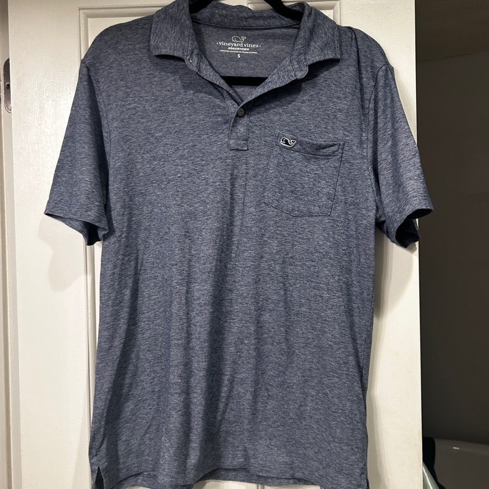 Vineyard Vines Edgartown Blue Polo